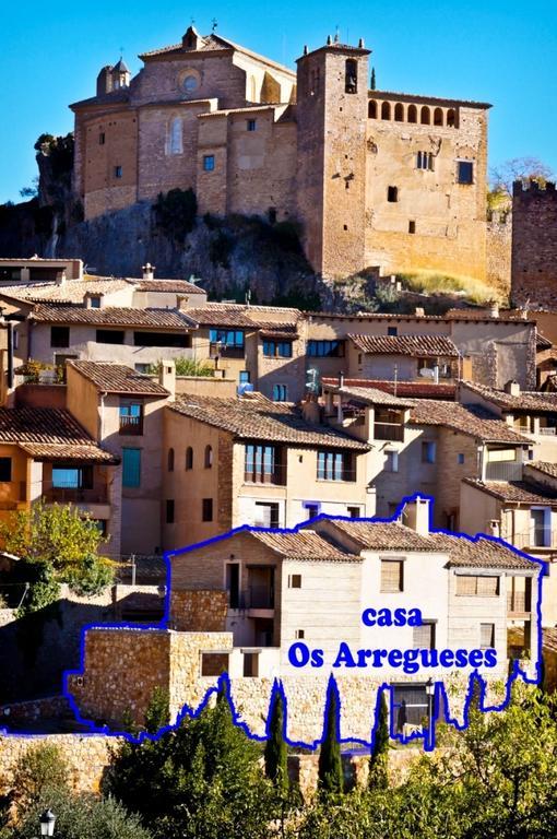 Casa Rural Os Arregueses Alquezar Bagian luar foto